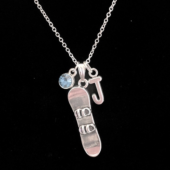 Snowboarding Necklace May Be Personalized - Picture 9 of 10